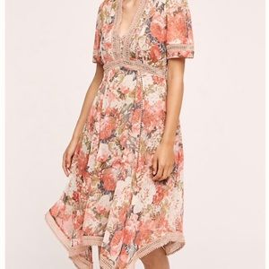 Anthropologie floral dress